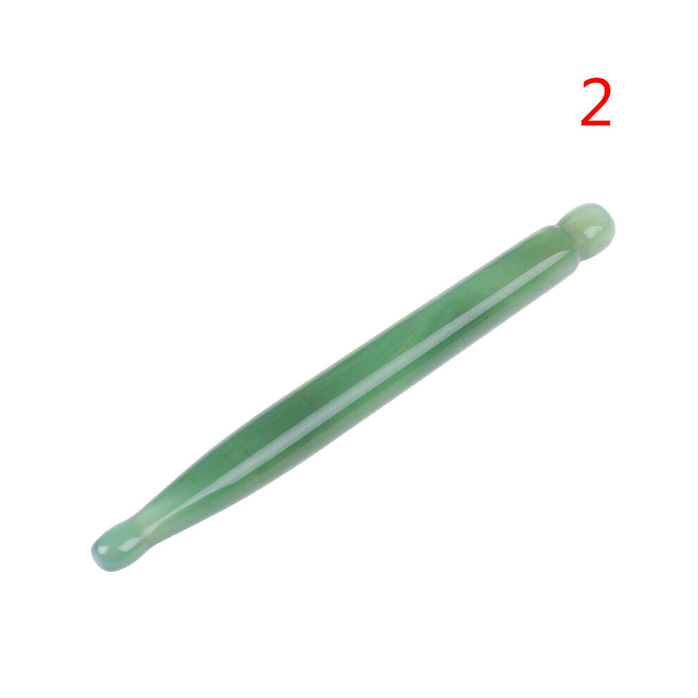 Dechoicelife Ivory (A-) Natural Jade Guasha Scraping Face Massage Wand For Therapy Stick Point Guasha Faical Massage Treatment Hot