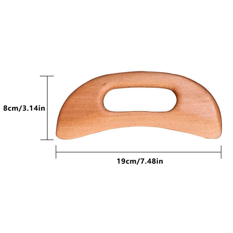 Dechoicelife Wooden Gua Sha Tool Scraping Board Massage Tool Slimming Guasha Massage Board Gua Sha Scraper Body Massage Therapy Tool