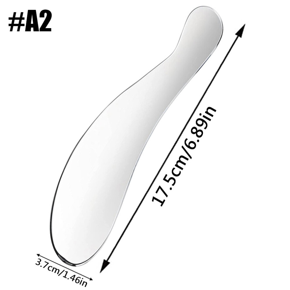 Dechoicelife (A-A2) Stainless Steel Scraping Massage Tools Muscle Scraper Metal Massage Tools Scraping Massage Board For Sore Muscle Relief Massager