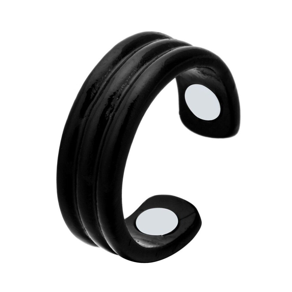 Dechoicelife (A-Black01) Anti Snoring Device Ring Magnetic Therapy Acupressure Treatment Against Finger Ring Anti Snore Sleep Aid For Snoring
