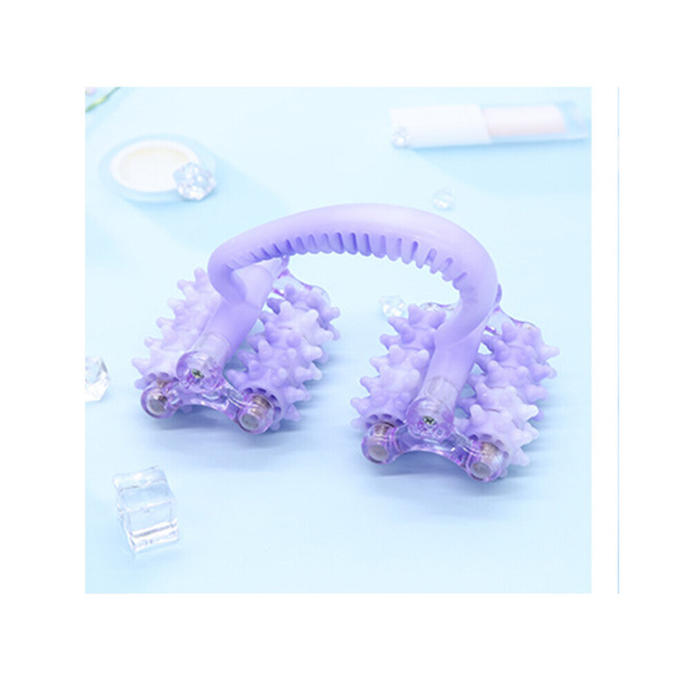 Dechoicelife Purple (A-) Muscle Massage Roller Blood Flow Increaser Fascia Anti Cellulite Roller Fat Blasting Release Deep Tissue Myofascial Release Tool