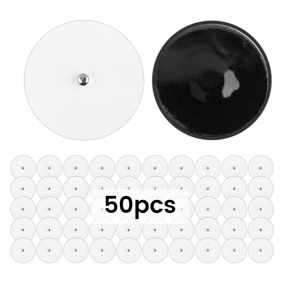 Dechoicelife (A-25 Pair(50Pcs)-3X3cm) Tens Electrodes Pads Self-Adhesive Ems Muscle Stimulator Physiotherapy Accessories Body Massager Patches Electrode Stickers