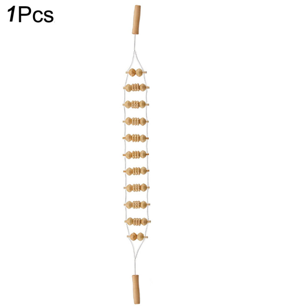 Dechoicelife Silver (A-) Wood Therapy Massage Tools Maderoterapia Kit Wood Massager Roller,Gua Sha Roller Manual Wooden Massage For Release Cellulite