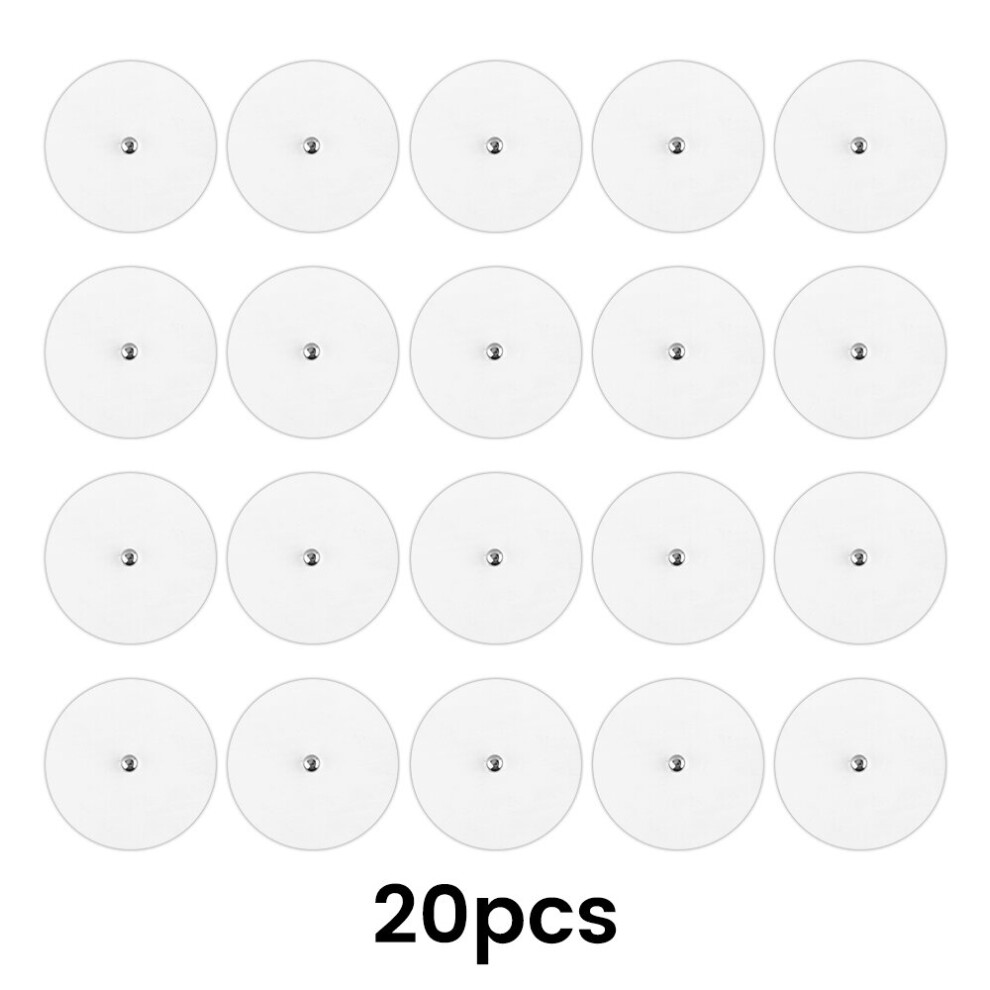 Dechoicelife (A-10 Pair(20Pcs)-3X3cm) Tens Electrodes Pads Self-Adhesive Ems Muscle Stimulator Physiotherapy Accessories Body Massager Patches Electrode Stickers