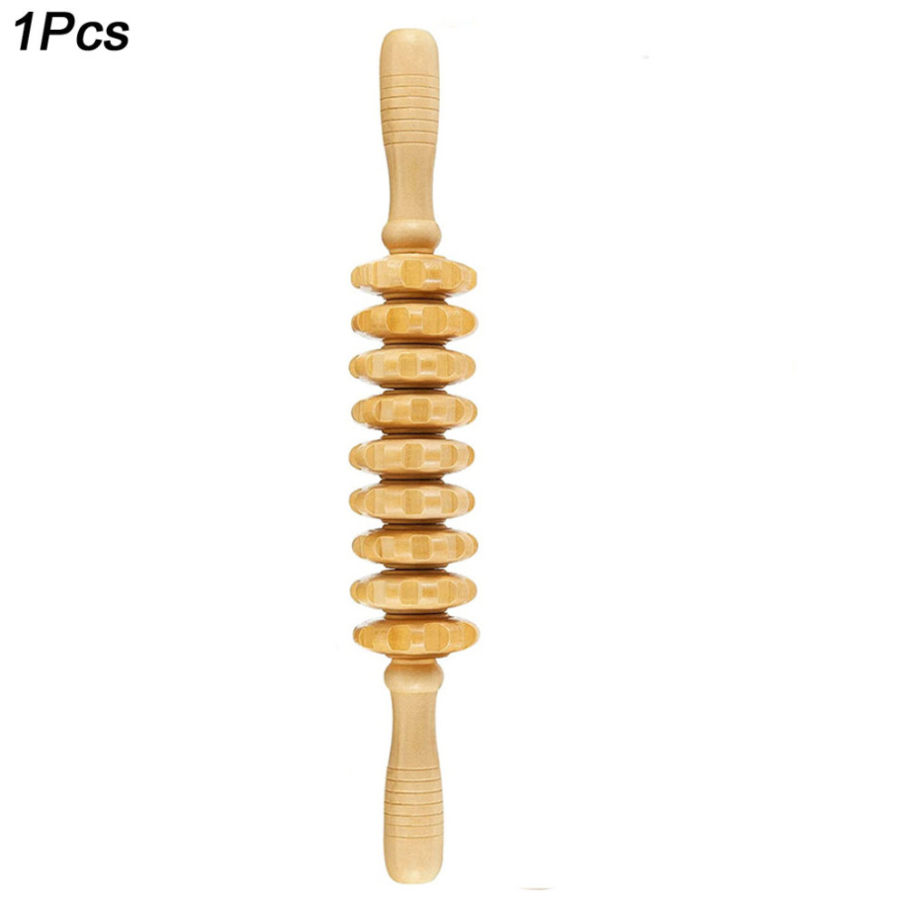 Dechoicelife (A-1Pcs) Wood Therapy Massage Tools Lymphatic Drainage Massager Wooden Massager Body Sculpting Tools For Maderoterapia Colombiana