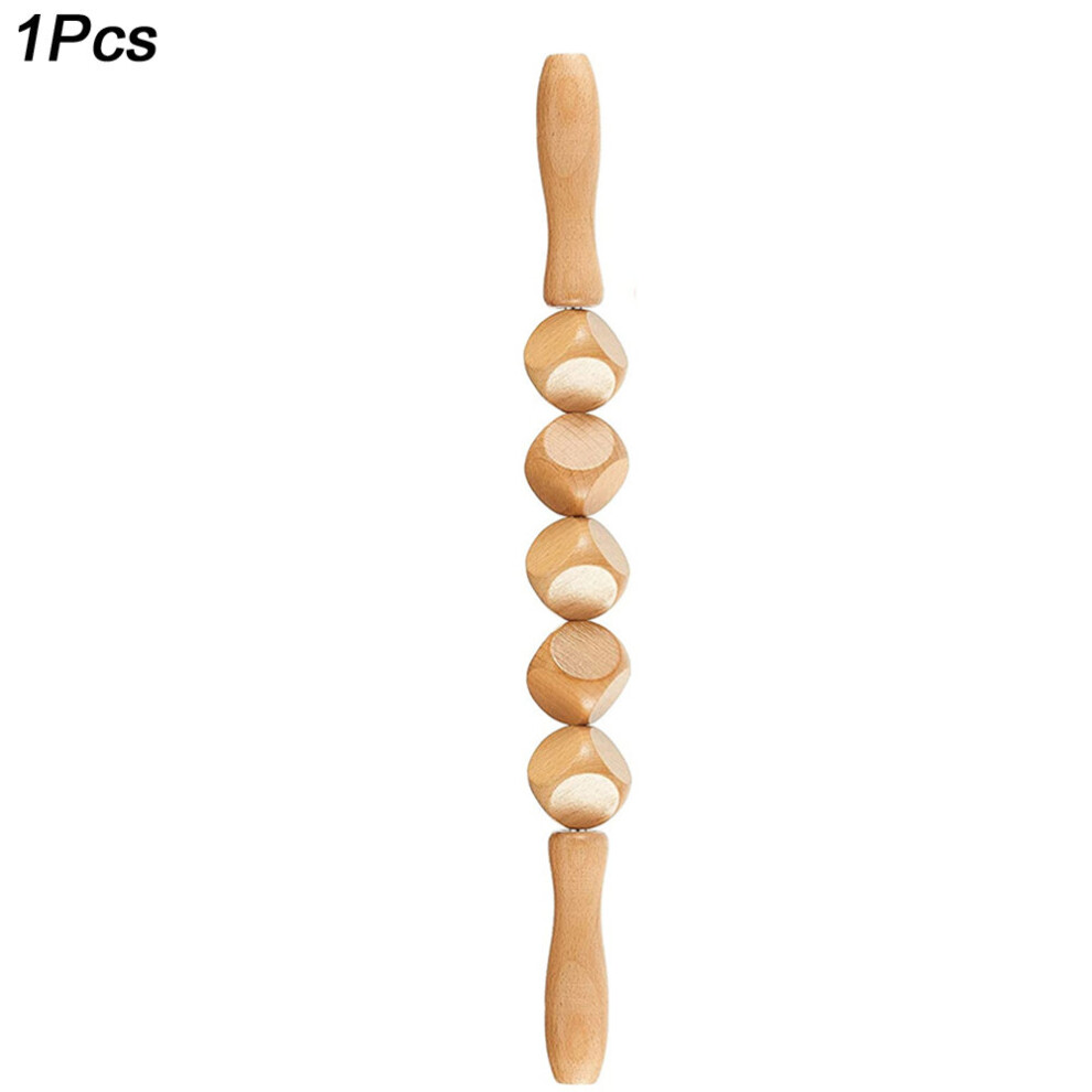 Dechoicelife White (A-) Wood Therapy Massage Tools Lymphatic Drainage Massager Wooden Massager Body Sculpting Tools For Maderoterapia Colombiana
