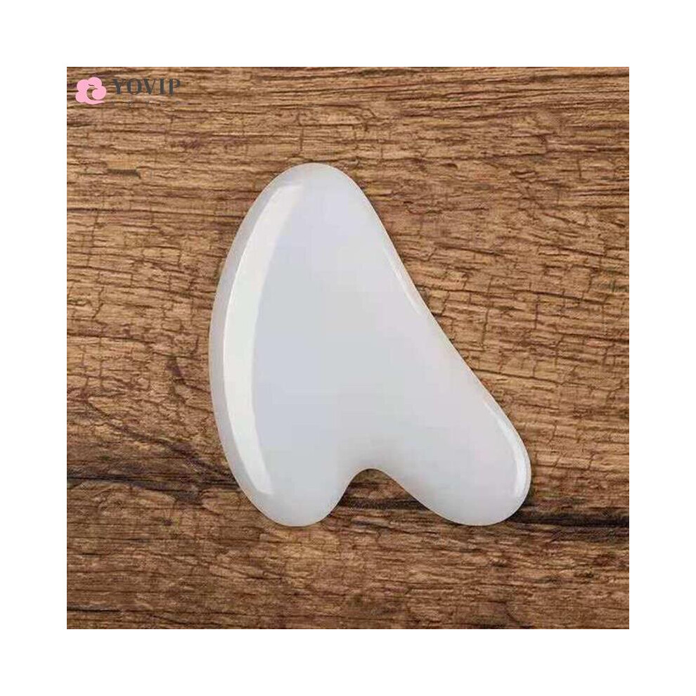 Dechoicelife (A-A) 1Pc Heart Shape Spa Massage Beeswax Gua Sha Scraping Massage Scraper Face Massager Acupuncture Guasha Board Massager For Face