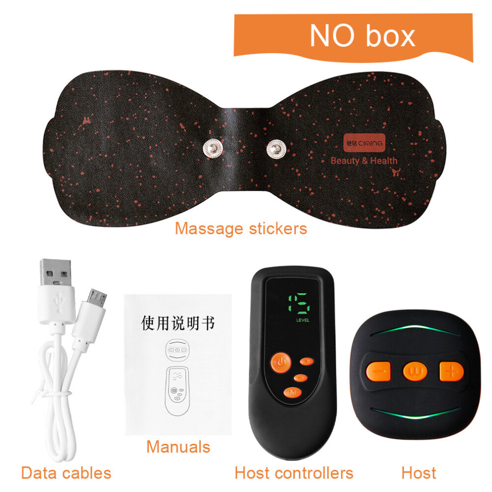 Dechoicelife (A-Orange No Box 1P) Smart Electric Neck Massager Patch Ems Neck Remote Control Cervical Pulse Muscle Stimulator Acupuncture Relief Pain Massage