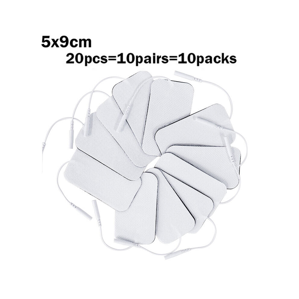 Dechoicelife (A-5X9cm 20Pcs) 20/100Pcs Electrode Pads For Tens Acupuncture Physiotherapy Machine Ems Muscle Stimulator Slimming Massager Sticker Health Care