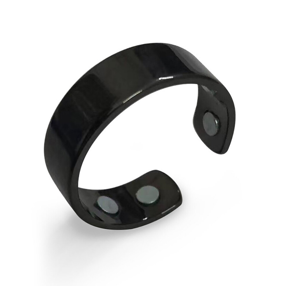 Dechoicelife (A-Black) Acupressure Anti Snore Ring Treatment Reflexology Anti Snoring Apnea Sleeping Aid Device Weight Loss Slimming Body Care