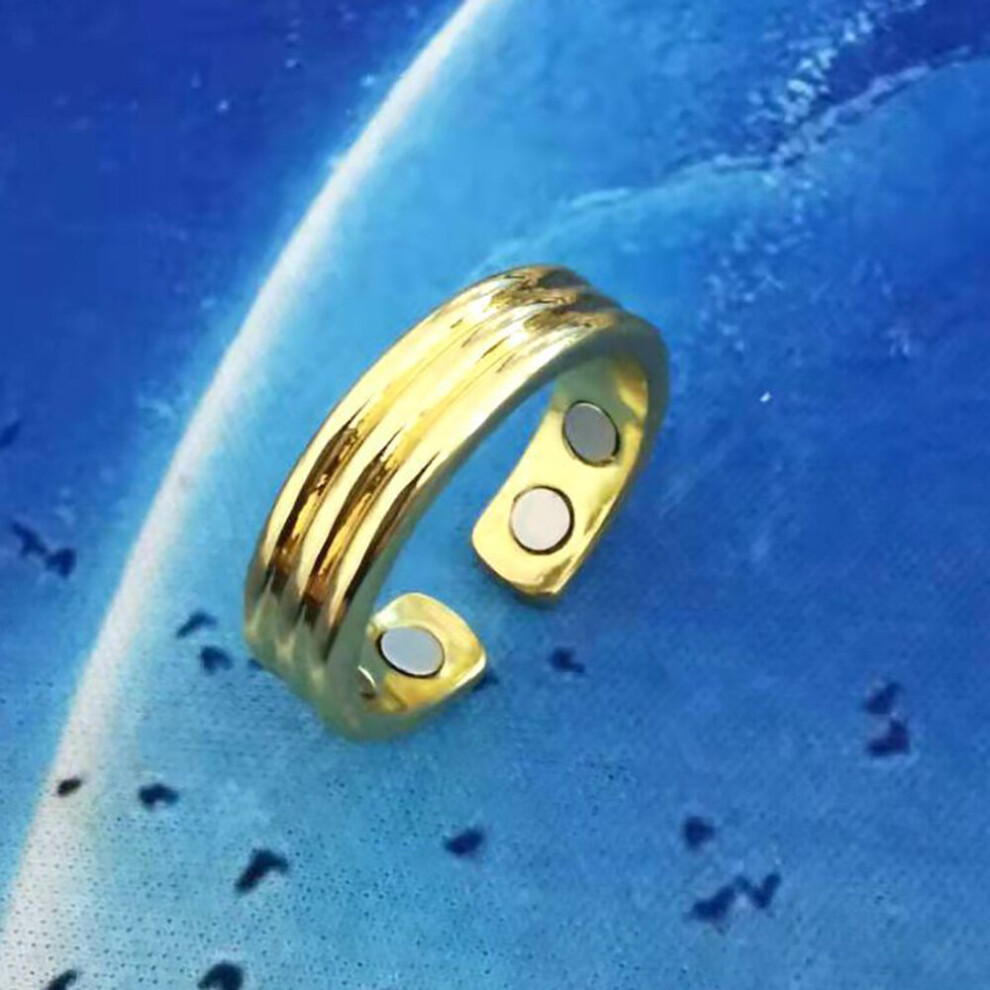 Dechoicelife (A-Golden Textures) Acupressure Anti Snore Ring Treatment Reflexology Anti Snoring Apnea Sleeping Aid Device Weight Loss Slimming Body Care