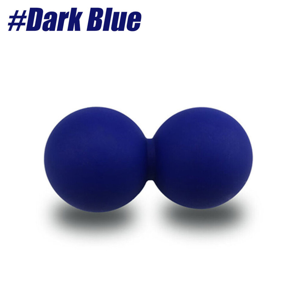 (a-Dark Blue) BYEPAIN Peanut Balls Body Massage Fascia Ball (12.5cm*6.5cm) Lacrosse Fitness Yoga Myofascia Ball Relieve Pain Muscle Relaxation-image-OPC-PC9PSPR-NEW