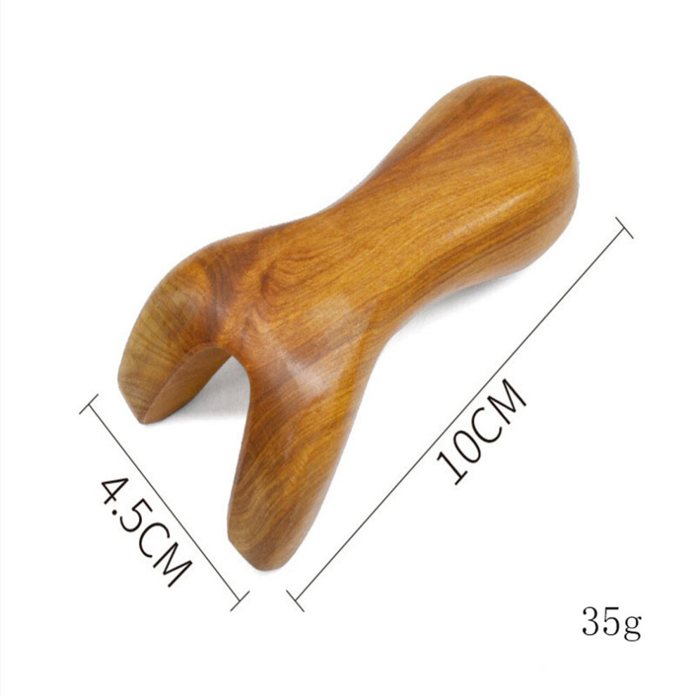 Dechoicelife (A-3) Wood Body Massage Tool Foot Reflexology Acupuncturethai Massager Roller Therapy Meridians Scrap Lymphatic Health Care Sandalwood