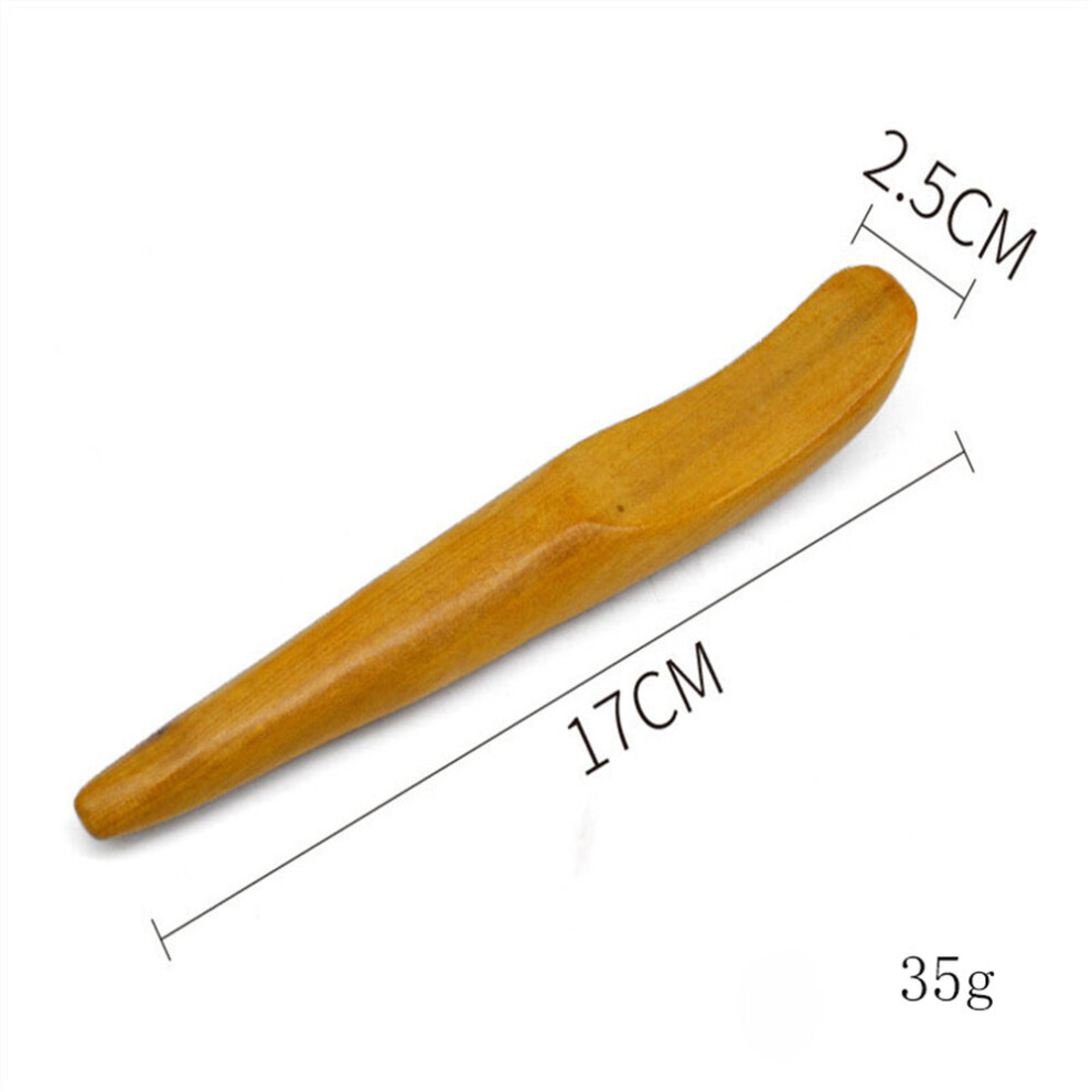 Dechoicelife (A-6) Wood Body Massage Tool Foot Reflexology Acupuncturethai Massager Roller Therapy Meridians Scrap Lymphatic Health Care Sandalwood