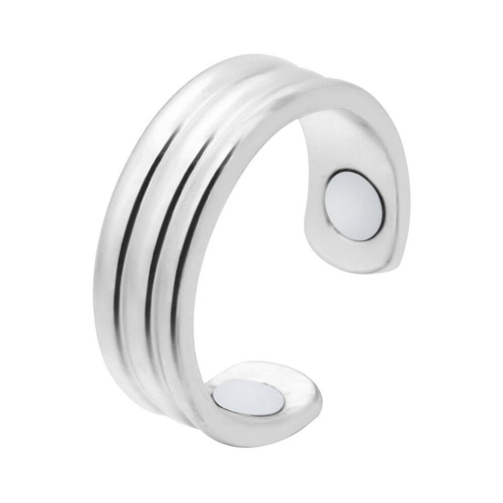 Dechoicelife (A-Silver02) Anti Snoring Device Ring Magnetic Therapy Acupressure Treatment Against Finger Ring Anti Snore Sleep Aid For Snoring