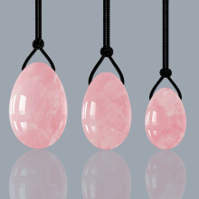 (a-pink egg) Natural Jade Egg Vaginal Balls Yoni Egg Set Yoni Wand Vaginal Tightening Massage Ball Kegel Balls Vagina Muscle Kegel Exerciser