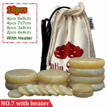 (a-NO7) Tontin topaz jade hot stone massage set body massager Salon SPA with heater box Stone Massage Rocks CE and ROHS healthcare