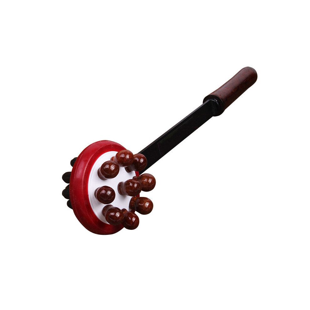 Dechoicelife Wooden Massage Hammer Back Head Knock Massager Stick Back Relax Multifunctional Cervical Vertebra Roller Home Massage Tools