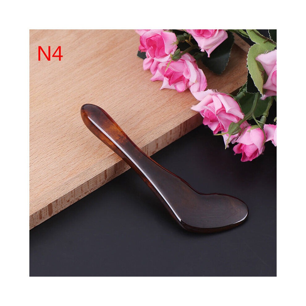 Dechoicelife (A-4) Acupuncture Spa Therapy Gua Sha Massager Scraping Board Antistress Body Natural Aventurine Resin Guasha Massage Sticks Tool