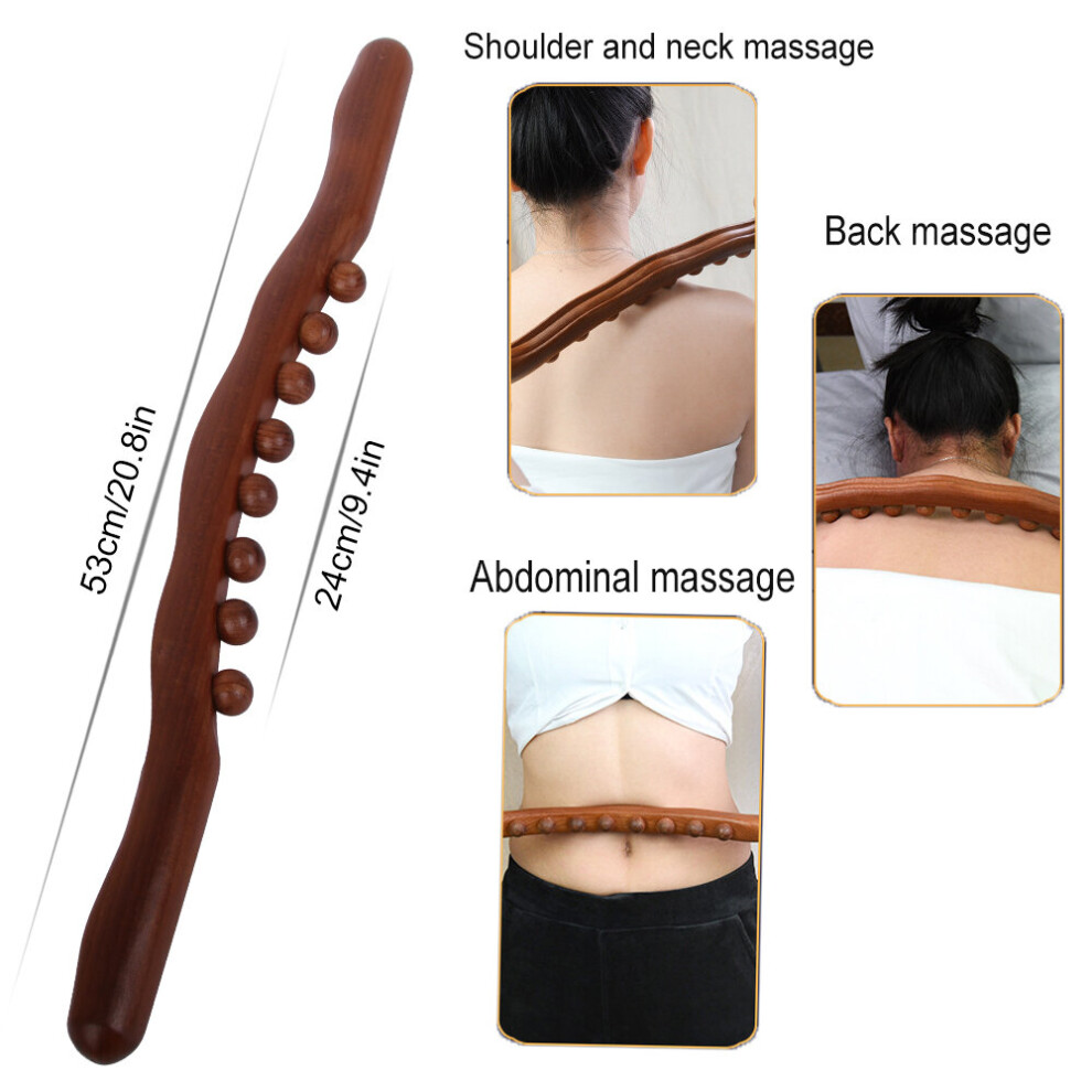 Dechoicelife (A-Style 8) Wood Therapy Roller Gua Sha Stick Wooden Massage Tool Wood Body Therapy For Backpain Relief Abdomen Cellulite Maderoterapia