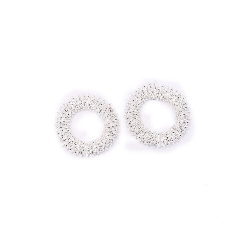 Dechoicelife (A-Sv) 2Pcs Body Massager Relax Finger Massage Ring Acupuncture Ring Health Care Hand Massage Finger Lose Weight
