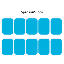 (a-10pcs) Gel Pads for EMS Trainer Abdominal Electric ABS Muscle Stimulator Stickers Weight Loss Body Slimming Myostimulator Home Fitness
