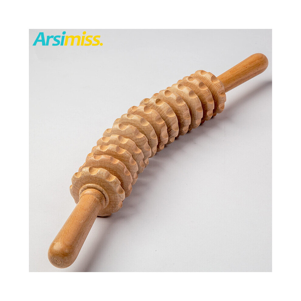 Dechoicelife Lymphatic Drainage Massager Wood Therapy Massage Tools Wooden Massage Muscle Release Cellulite Roller Stick For Pain Relief