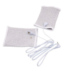 (a-1 Set) Silver Fiber Electrode Massage Wrist Electrode Bracers Stimulation TENS/EMS Accessories Electrode Cable / Wires