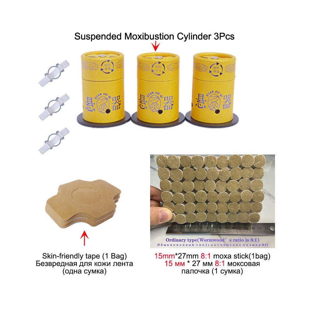 Dechoicelife (A-Set 1) Easy To Use Moxibustion Tool Maintain Effect Of Traditional Chinese Medical Moxa Therapy Warm Massage Wormwood Stick Health Care