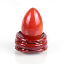 (a-undrill 30x20) Natural Agate Egg Yoni Massage Tool Set Stone Crystal Mineral Carnelian Ball Kegel Exercise Pelvic Floor Muscle Health Care
