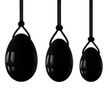 (a-set 6) Rose Quartz Yoni Egg Set Drilled Natural Jade Eggs Amethyst Kegel Balls Kegel Exercise Jade Ball Vaginal Tightening Massage Egg