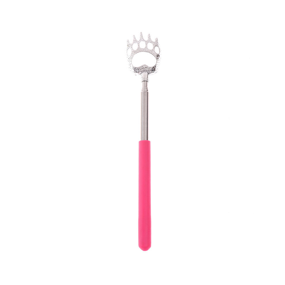 Dechoicelife (A-Auburn) 1Pc Adjustable Back Scratcher Steel Back Massage Telescopic Anti Itch Claw Massager Back Massage For Elders Tickle Massage Stick