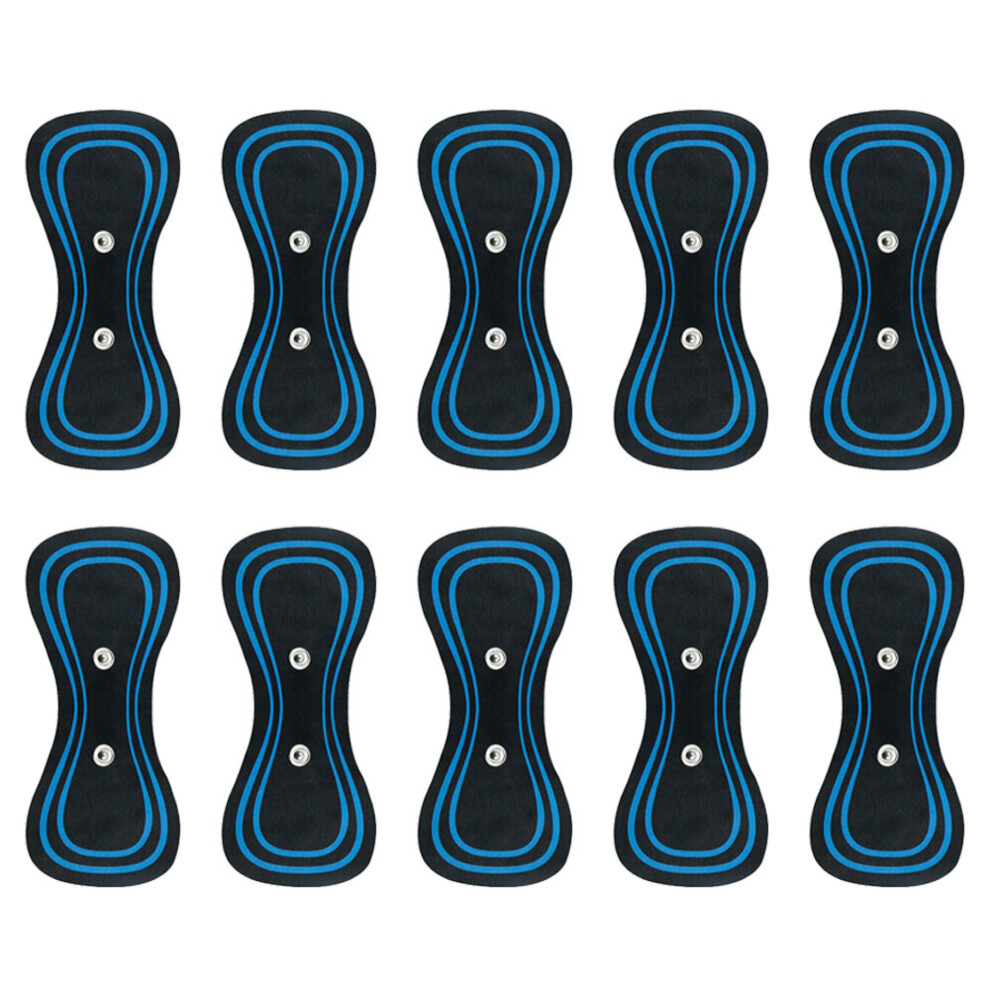Dechoicelife (A-10Pcs Pads) Ems Electric Cervical Massage Pads For Mini Neck Cervical Massager Stimulator Adjustable Massage Pad For Shoulder Legs Aches