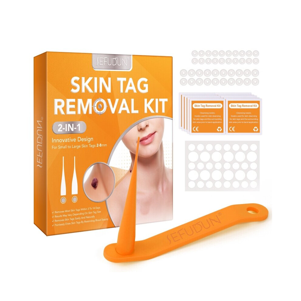 Dechoicelife (A-Or) Skin Tag Remover Device Painless Mole Wart Remover Includes Removal Bands Cleansing Wipes Application In Minutes