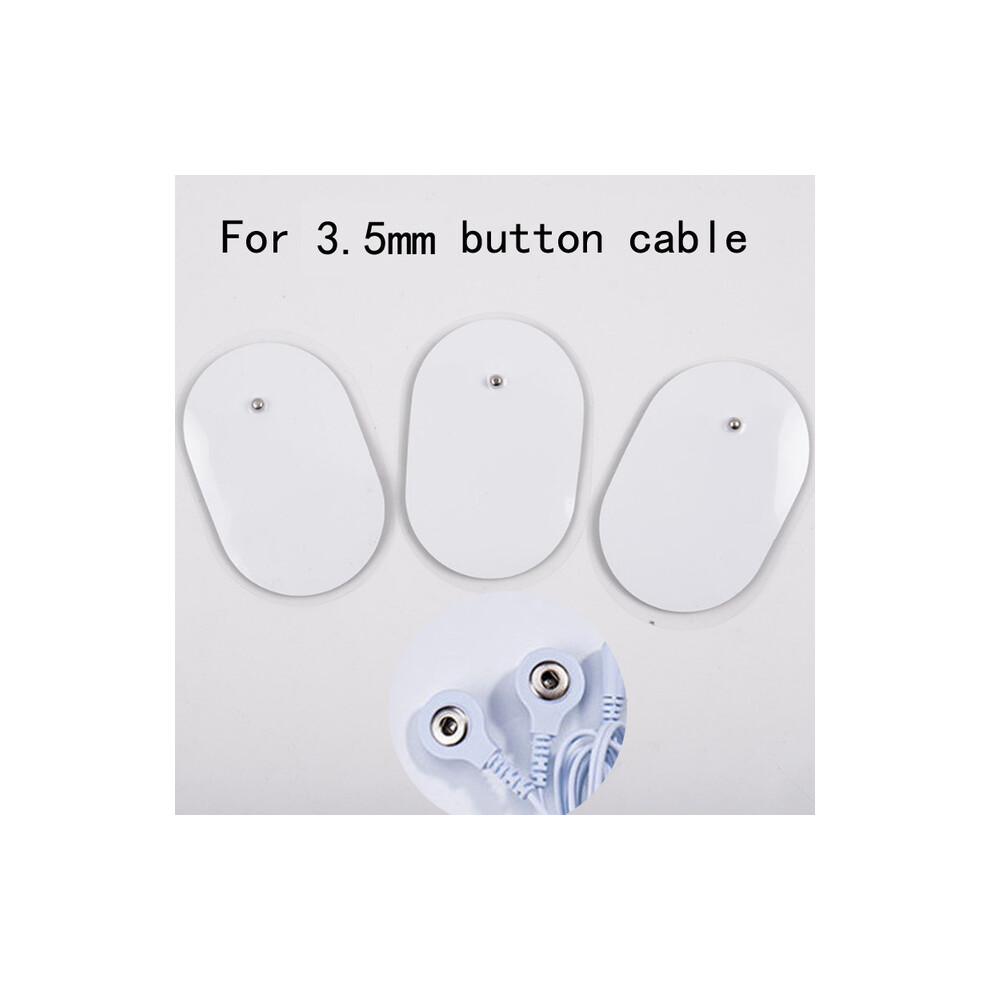 Dechoicelife (A-Button) 10Pcs (10Pcs=5Pack) Self-Adhesive Patch Electrode Physiotherapy Instrument Patch Massager Patch