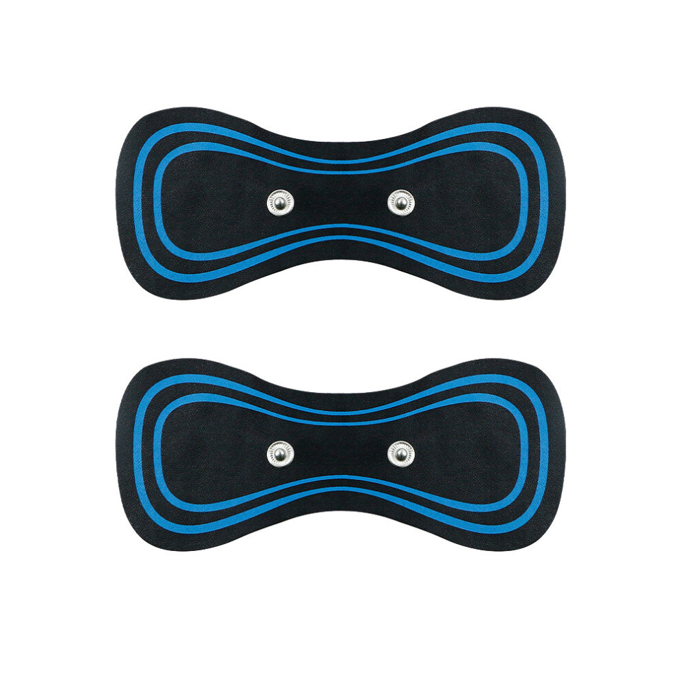 Dechoicelife (A-2Pcs Pads) Ems Electric Cervical Massage Pads For Mini Neck Cervical Massager Stimulator Adjustable Massage Pad For Shoulder Legs Aches