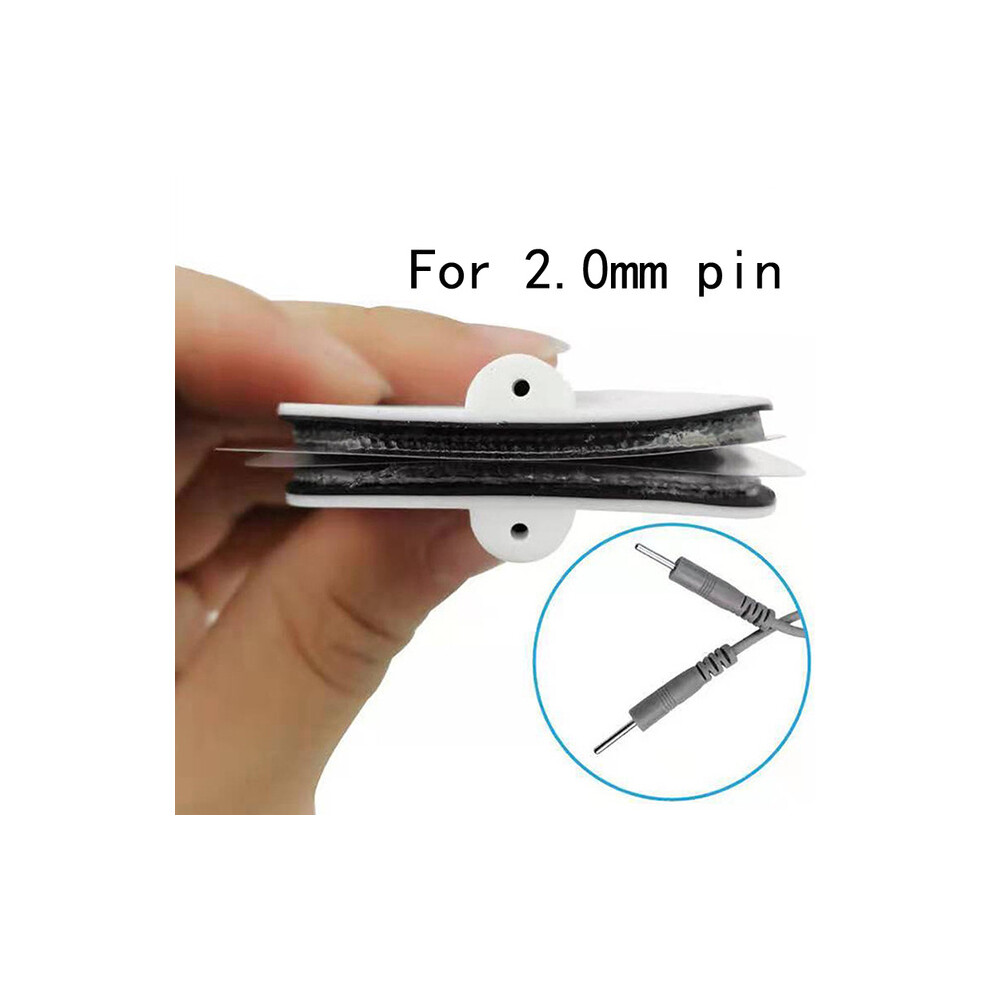 Dechoicelife (A-Pin) 10Pcs (10Pcs=5Pack) Self-Adhesive Patch Electrode Physiotherapy Instrument Patch Massager Patch