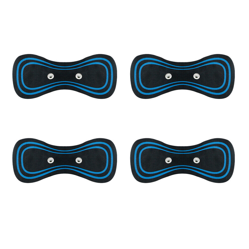 Dechoicelife (A-4Pcs Pads) Ems Electric Cervical Massage Pads For Mini Neck Cervical Massager Stimulator Adjustable Massage Pad For Shoulder Legs Aches