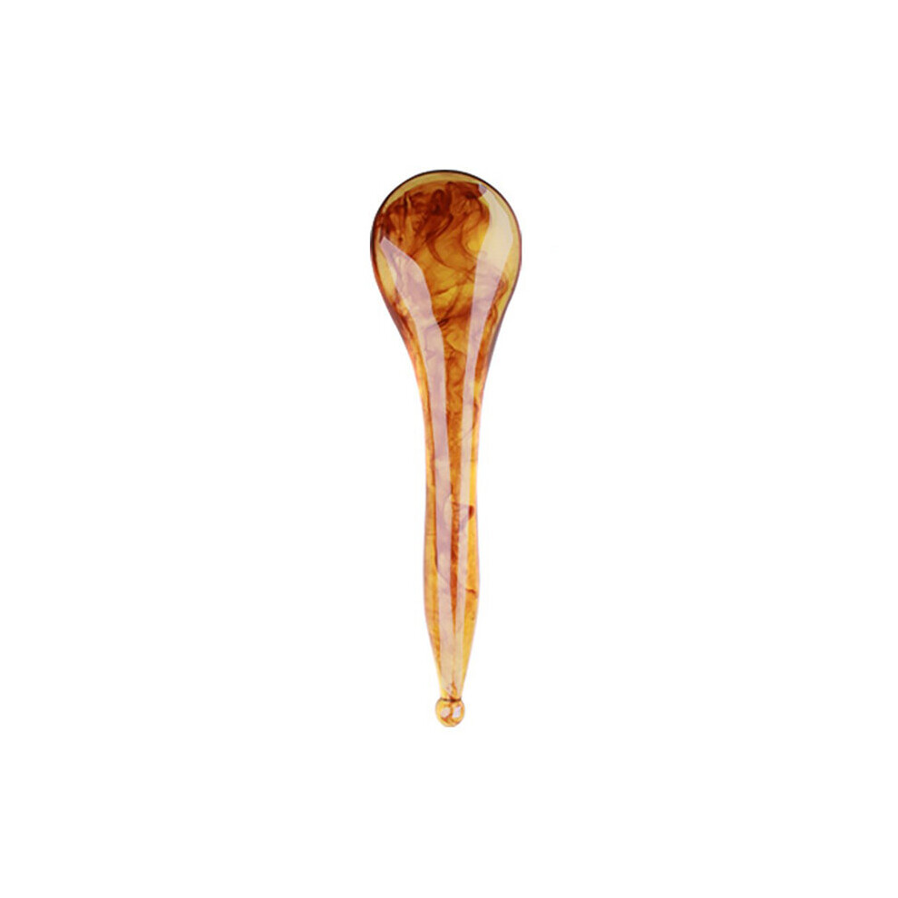Dechoicelife Amber (A-Small Face Shave) Face Massager Body Guasha Resin Massage Scraping For Face Neck Beeswax Guasha Scraper Massager Scrape Therapy Acupoint
