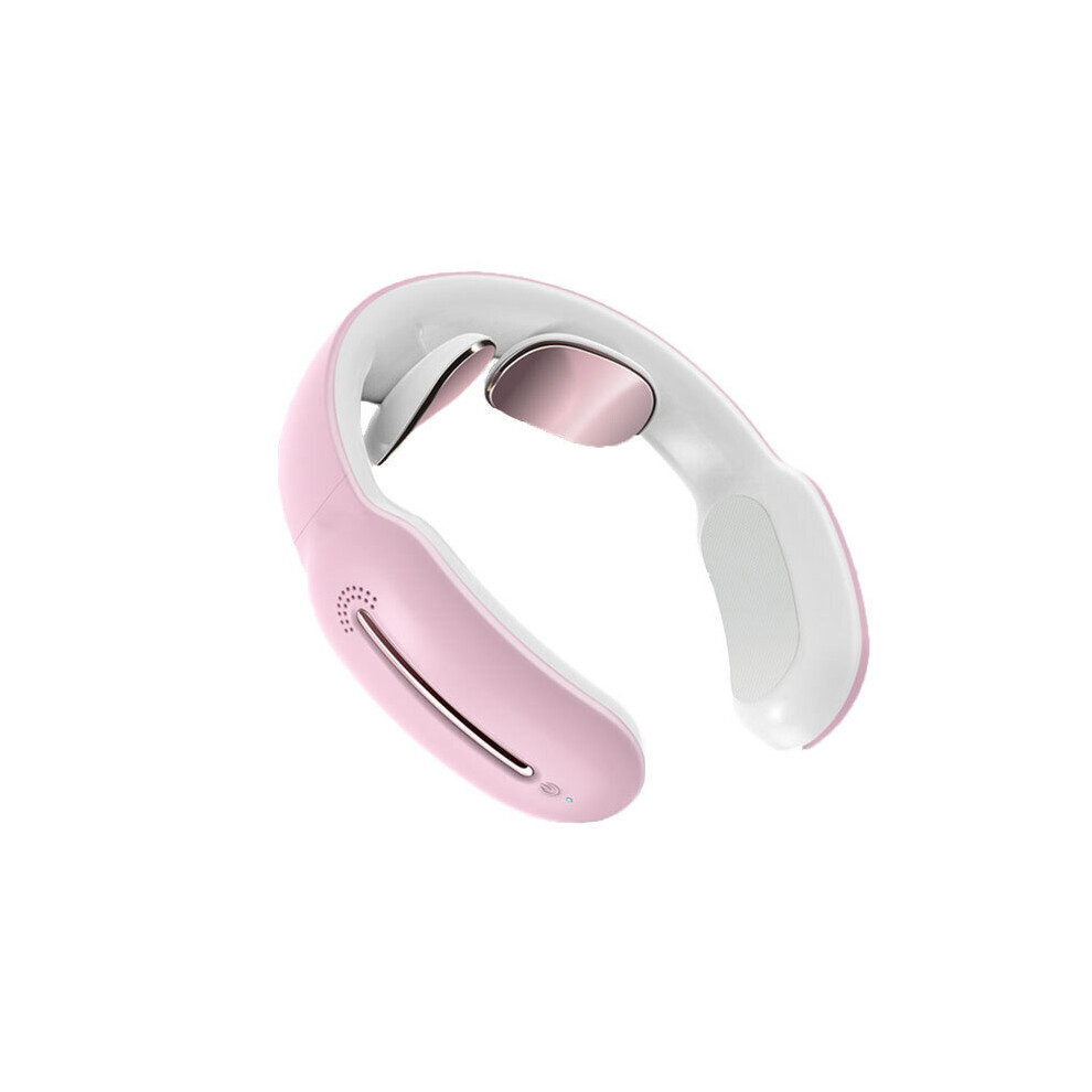 Dechoicelife Pink (A-) Smart Electric Neck And Shoulder Massager Pain Relief Tool Health Care Relaxation Cervical Vertebra Physiotherapy