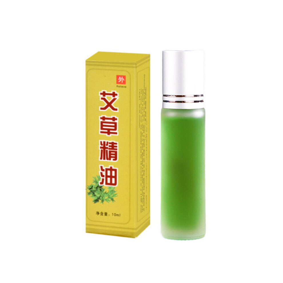 Dechoicelife (A-1 Bottle) Pure Wormwood Essential Oil For Comfortable Moxibustion Roll Smear Body Massage Aroma Oils Meridian Scraping Lubricating 10Ml