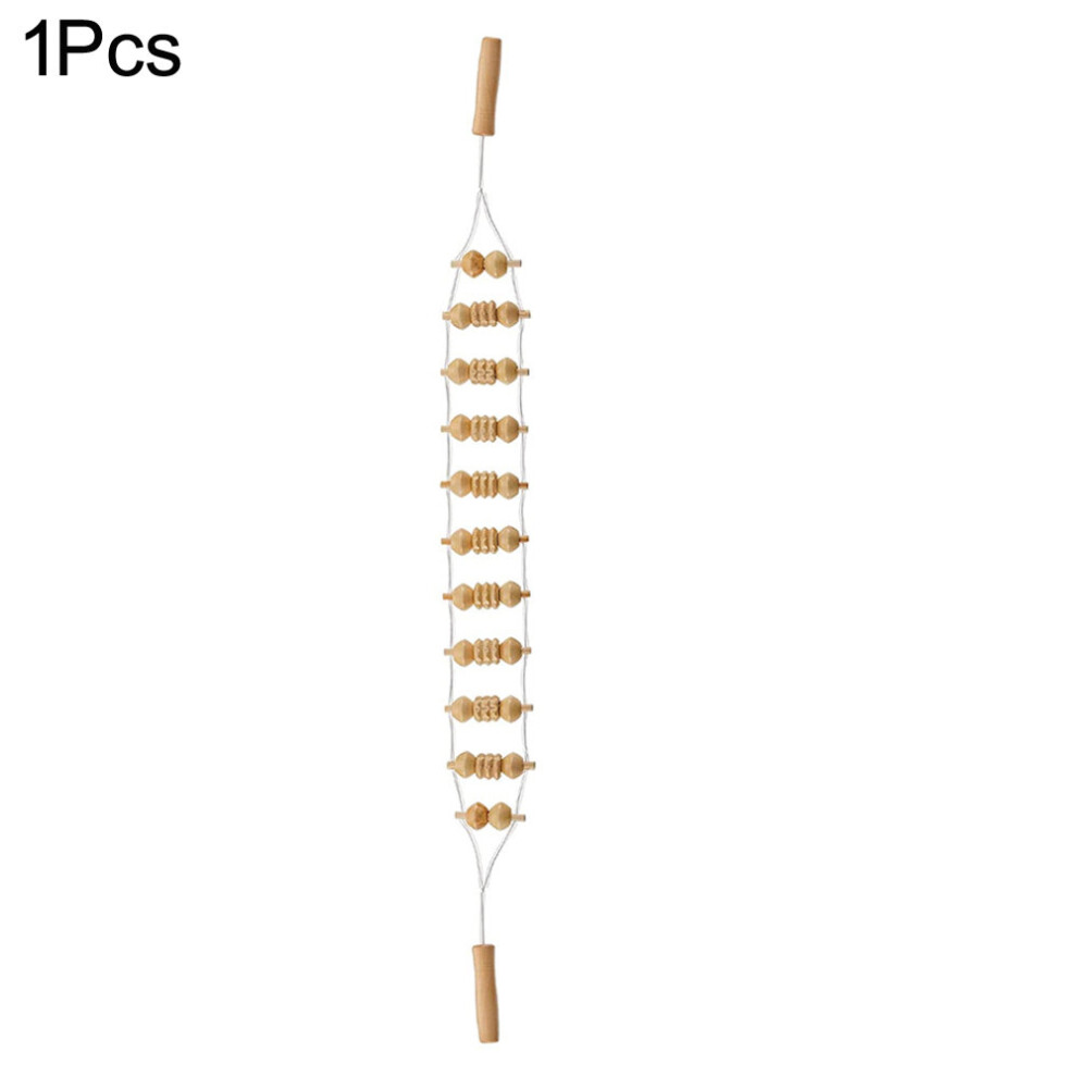 Dechoicelife Gold (A-) Wooden Massage Tools Handheld Anti Cellulite Massager Roller Lymphatic Drainage Massage Tools For Full Body Muscle Pain Relief