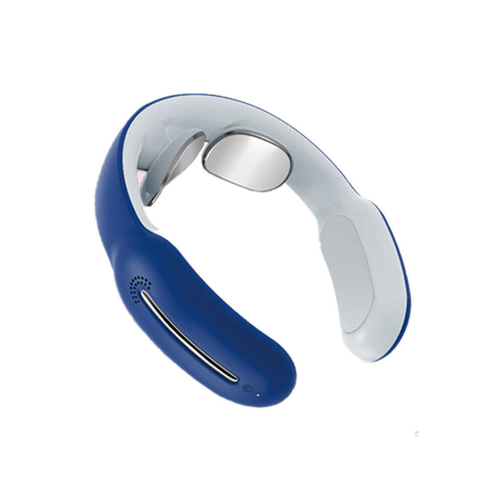 Dechoicelife Blue (A-) Smart Electric Neck And Shoulder Massager Pain Relief Tool Health Care Relaxation Cervical Vertebra Physiotherapy