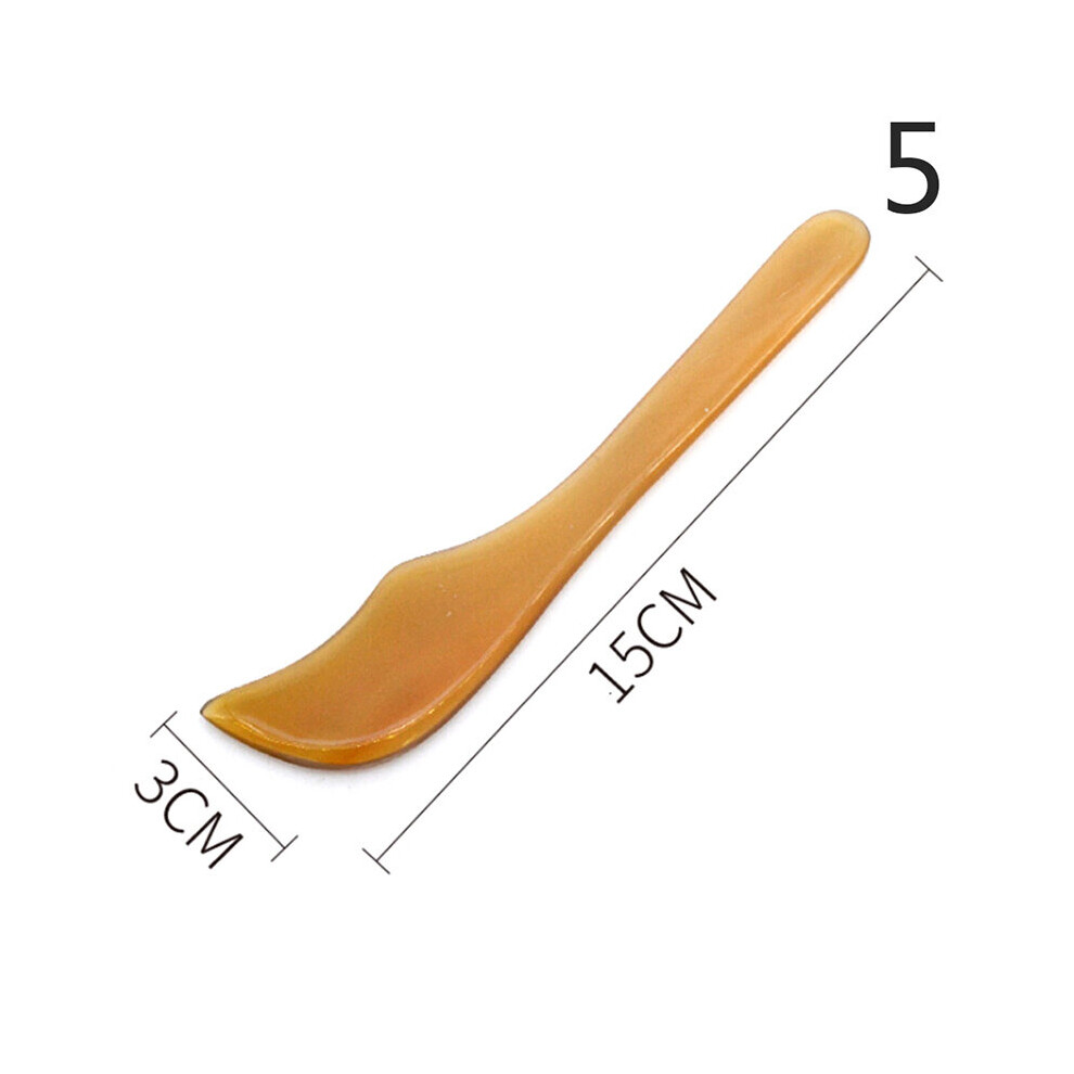 Dechoicelife (A-Armygreen) Gouache Scraper Natural Stone Gua Sha Massage Comb Head Body Meridian Scraping Reflexology Blood Circulation Jade Therapy Tools