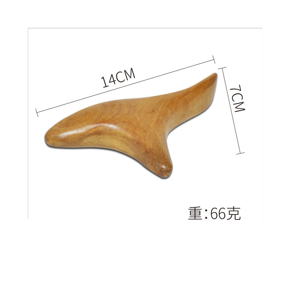 Dechoicelife (A-Fragrant Wo Triangle) Vietnam Fragrant Wood Massager Presotherapy Tools Body Foot Reflexology Shiatsu Thai Massage Scraping Board