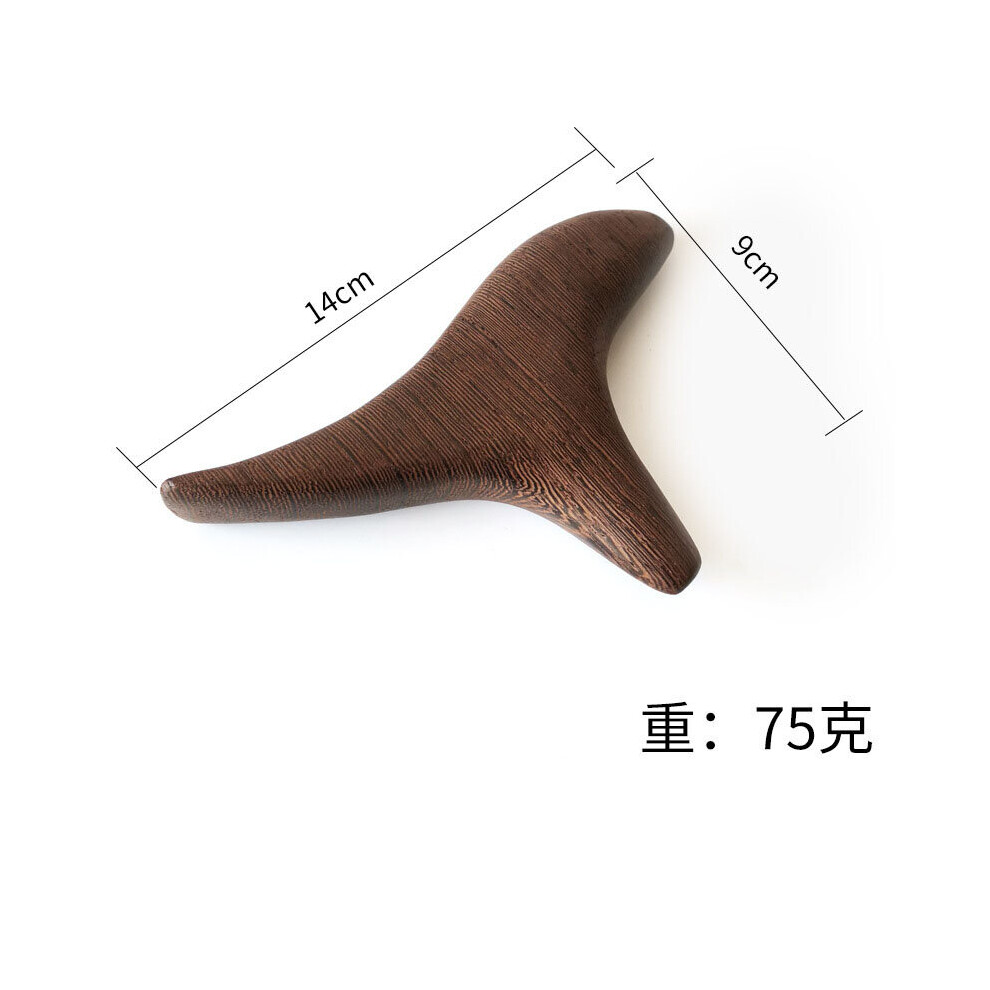 Dechoicelife (A-Wenge Triangle) Vietnam Fragrant Wood Massager Presotherapy Tools Body Foot Reflexology Shiatsu Thai Massage Scraping Board