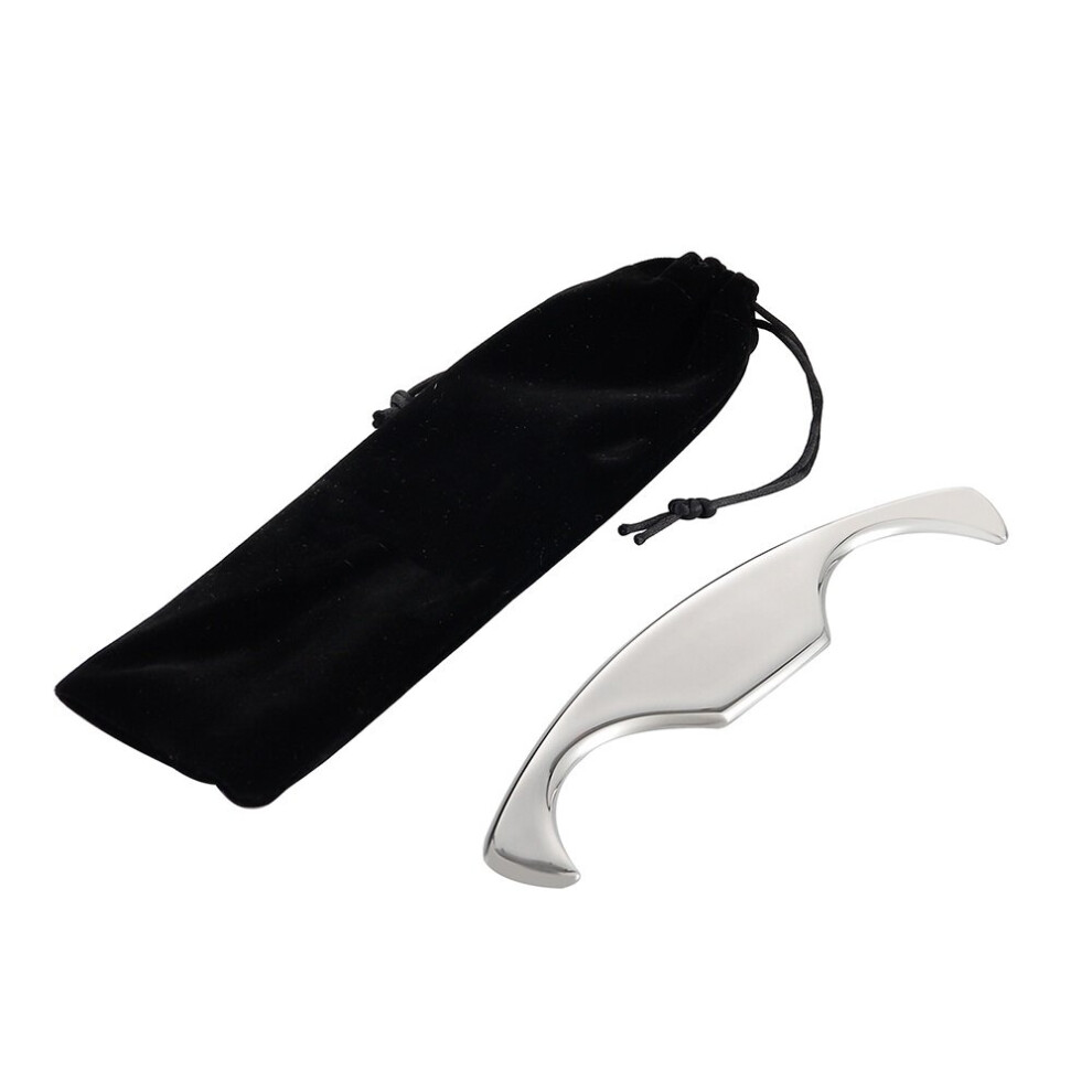 Dechoicelife (A-C) Fitness Muscle Scraping Massager Skin Tissue Myofascial Release Physical Therapy Fascial Knife Gua Sha Scraper Stainless Steel