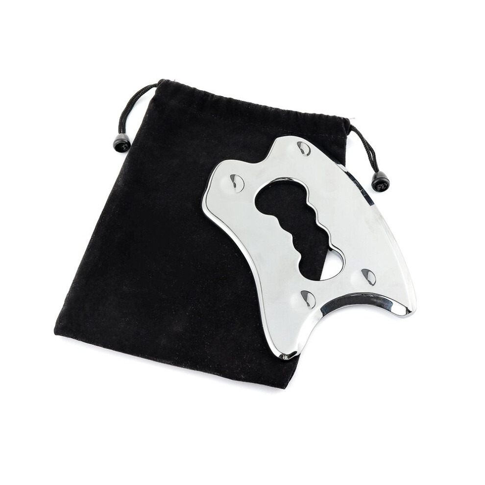Dechoicelife (A-A) Fitness Muscle Scraping Massager Skin Tissue Myofascial Release Physical Therapy Fascial Knife Gua Sha Scraper Stainless Steel