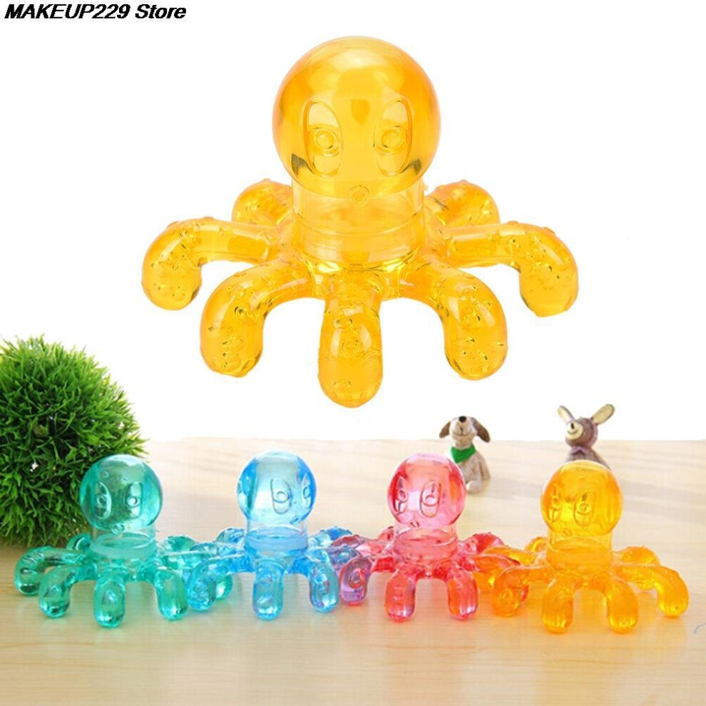Dechoicelife Handheld Octopus Massager Portable Crystal Massage For Relieving Neck Abdomen Back Muscle Pain