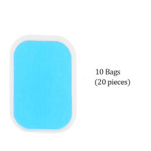 (a-10Bags(20pieces)) Replacement Gel Pads For EMS Trainer Weight Loss Abdominal Muscle Stimulator Exerciser Massage